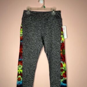 NWT LuLaRoe Jade Leggings with Colorful Side Panels